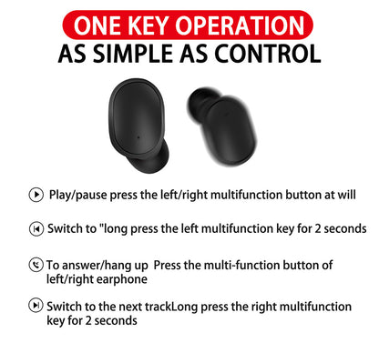Bluetooth V5.0 Airdots Bluetooth Wireless Headphones TWS Earphones