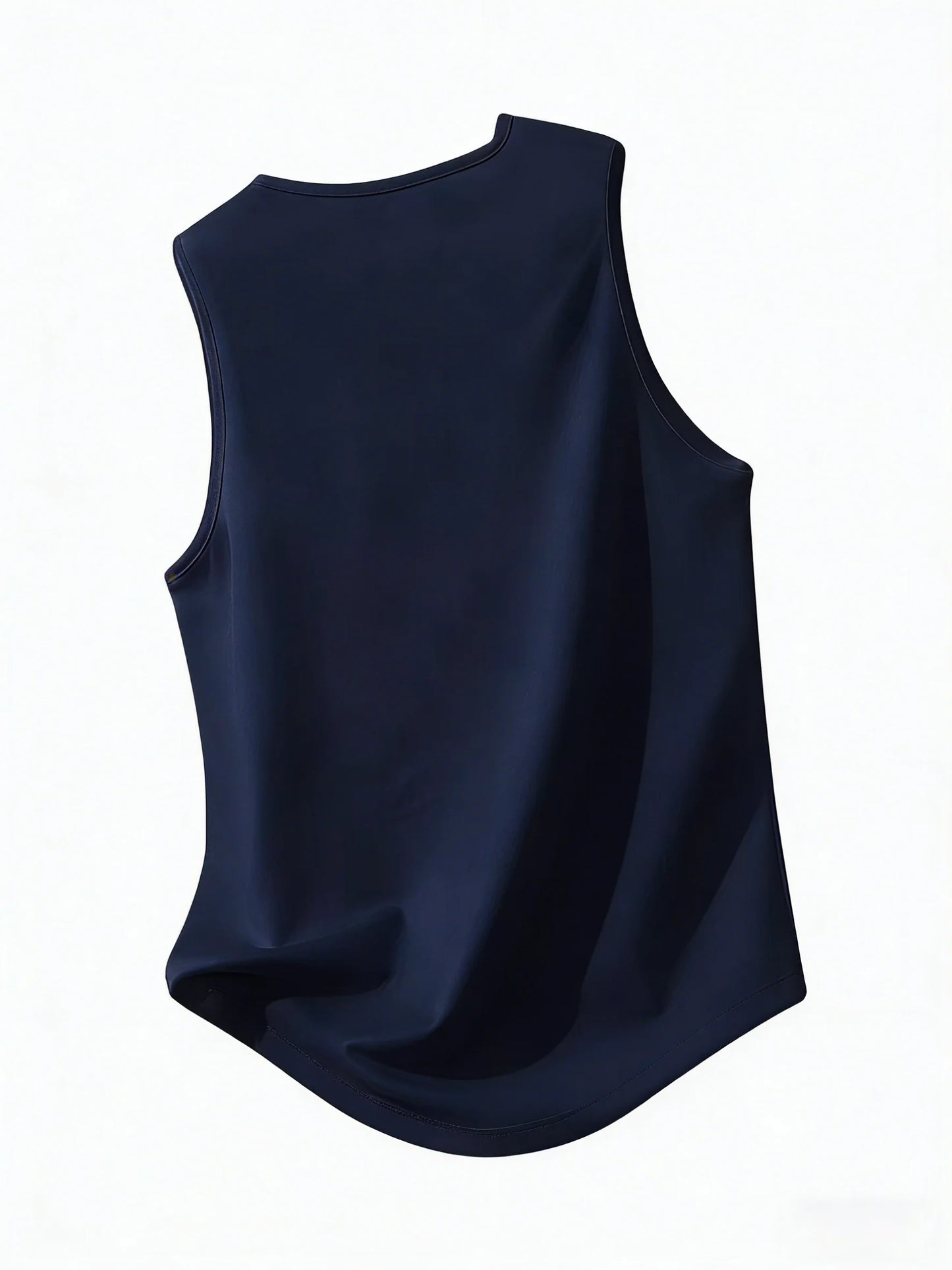 Men's sleeveless vest -A fitted Christian-themed shirt with the words "Jesus died for me, and now I live for him" printed on it.