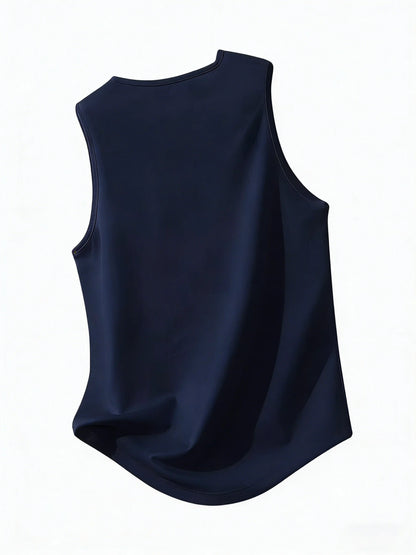 Men's loose sports vest, summer breathable and quick-drying basketball fitness sleeveless T-shirt