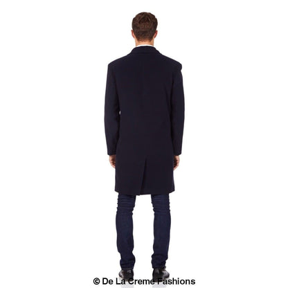 De La Creme MAN - Single Breasted Formal Security Overcoat