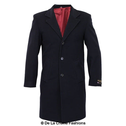 De La Creme MAN - Single Breasted Formal Security Overcoat