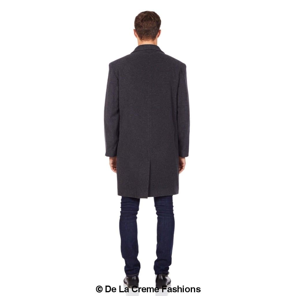 De La Creme MAN - Single Breasted Formal Security Overcoat
