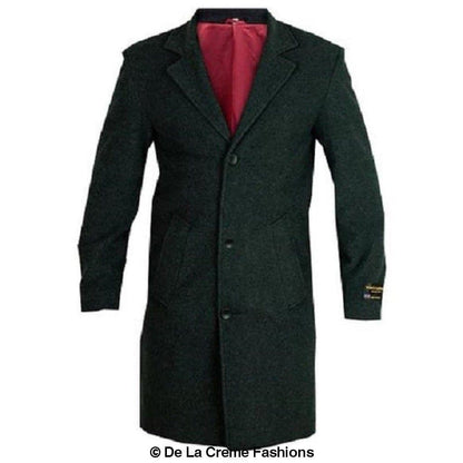 De La Creme MAN - Single Breasted Formal Security Overcoat