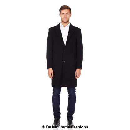 De La Creme MAN - Single Breasted Formal Security Overcoat