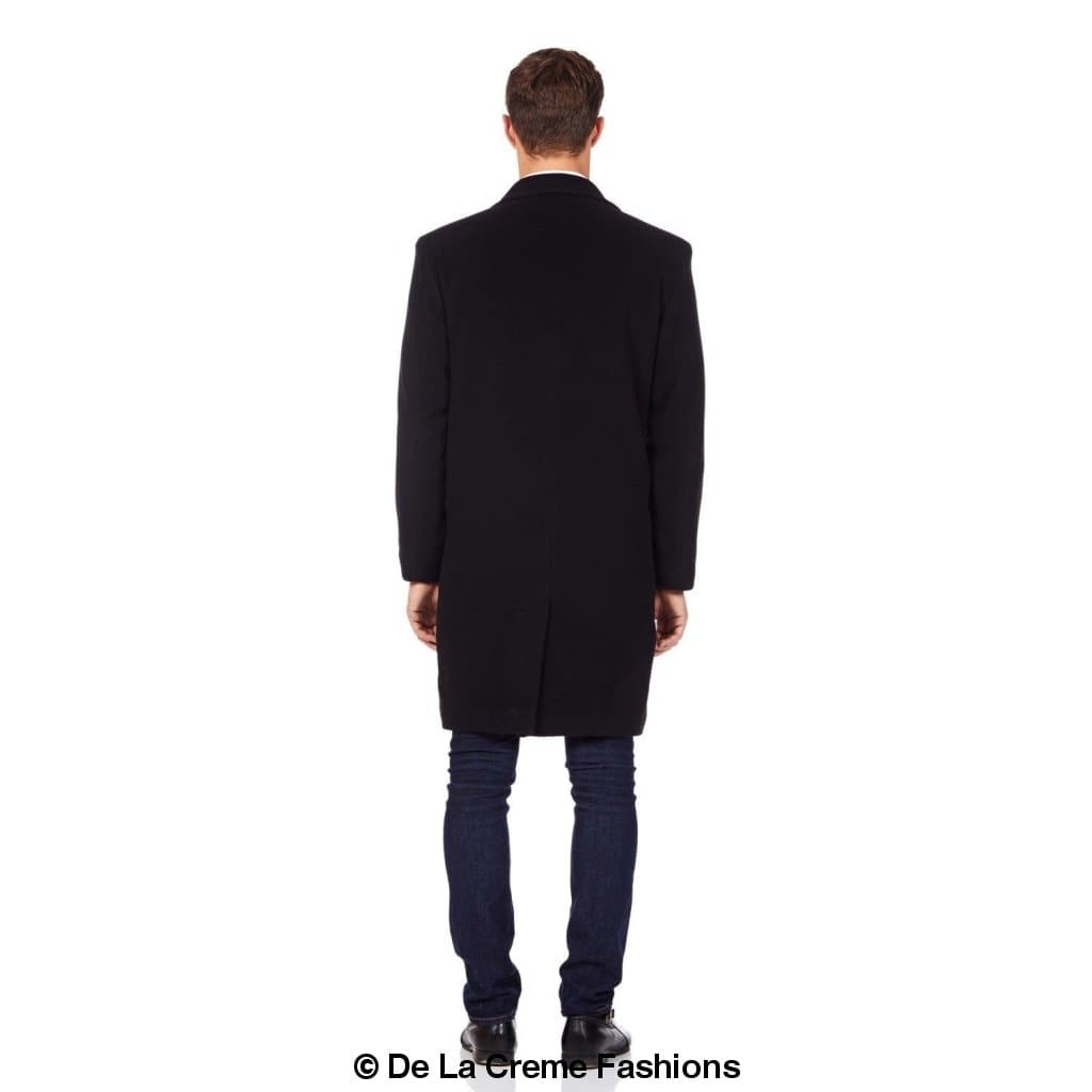 De La Creme MAN - Single Breasted Formal Security Overcoat