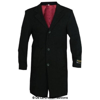 De La Creme MAN - Single Breasted Formal Security Overcoat