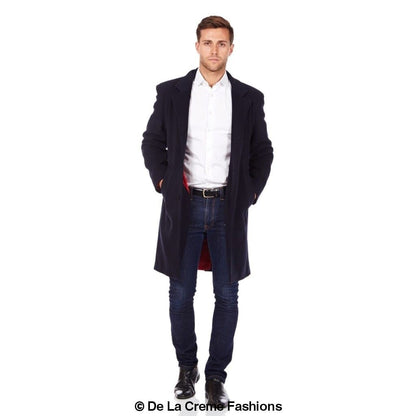 De La Creme MAN - Single Breasted Formal Security Overcoat