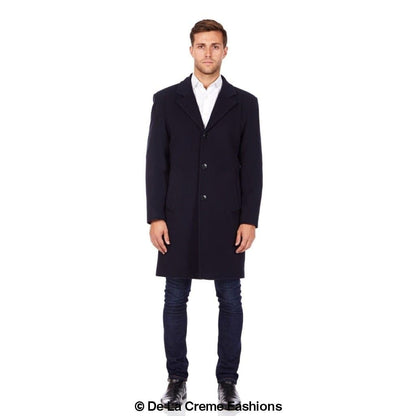 De La Creme MAN - Single Breasted Formal Security Overcoat