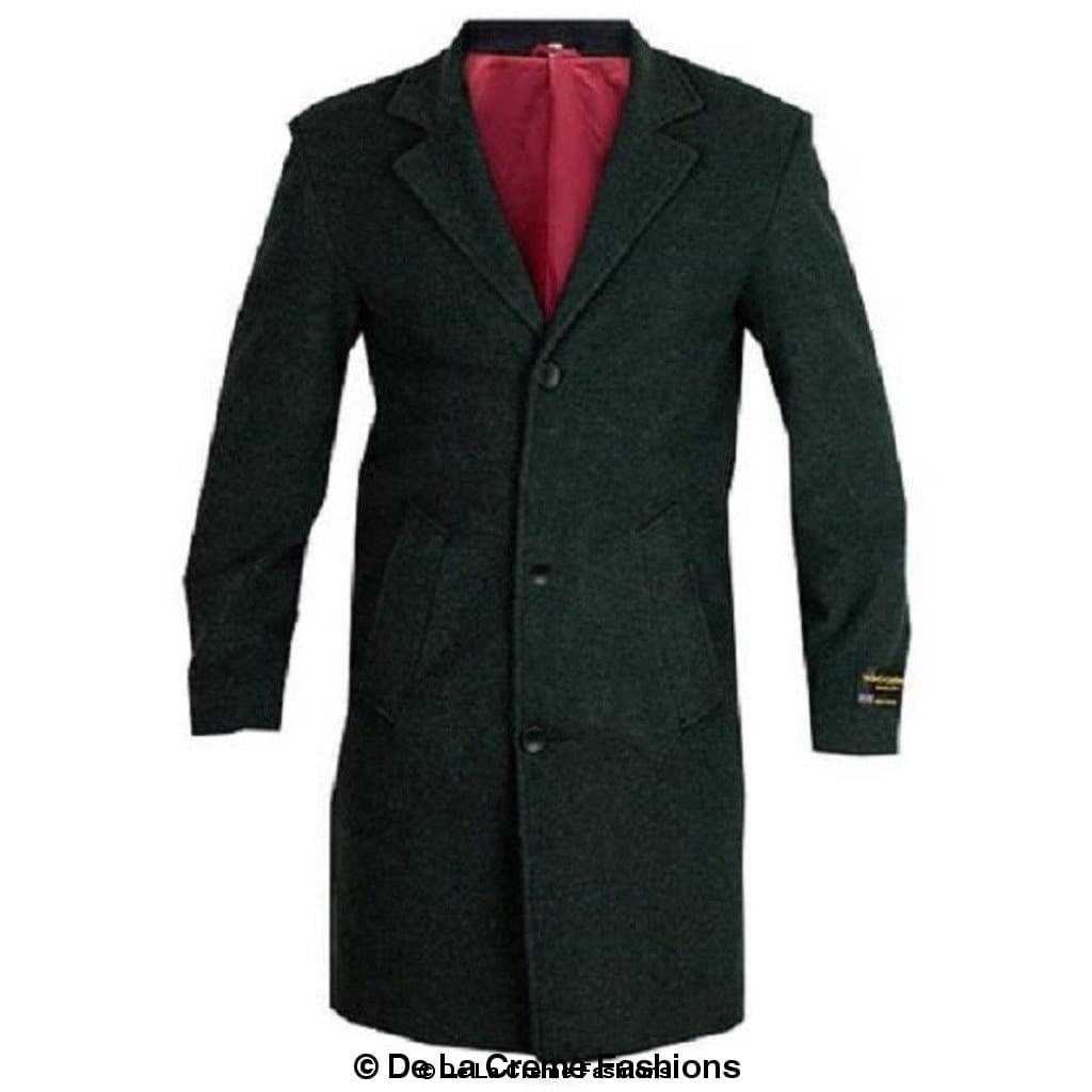 De La Creme MAN - Single Breasted Formal Security Overcoat