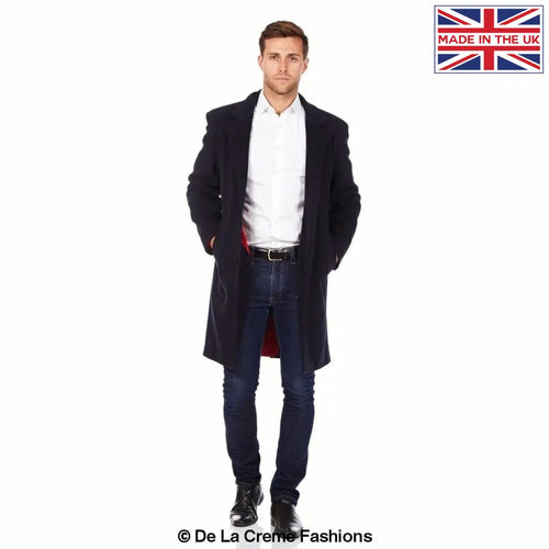 De La Creme MAN - Single Breasted Formal Security Overcoat