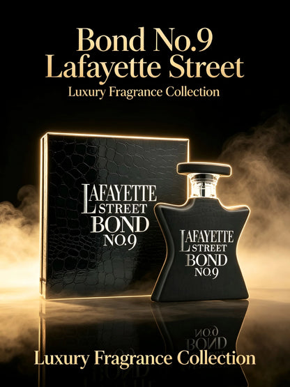 New Arrival Bond No.9 Lafayette Street EDP 100ml 3.3oz Black Star Perfume Bergamot Apple Vanilla Amber Wood Long Lasting Fragrance Men Women Labor Day Halloween Thanksgiving Black Friday Cyber Monday Christmas Gift Idea Best Seller Fast US Shipping