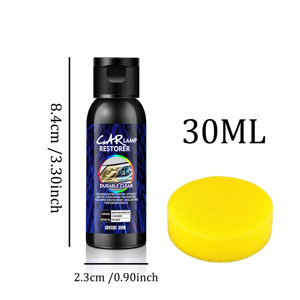 Car Headlight Restoration Polishing Kits Headlamp Repair Kits Car Light Polisher Cleaning Paste Car Paint Care Refurbish Agent