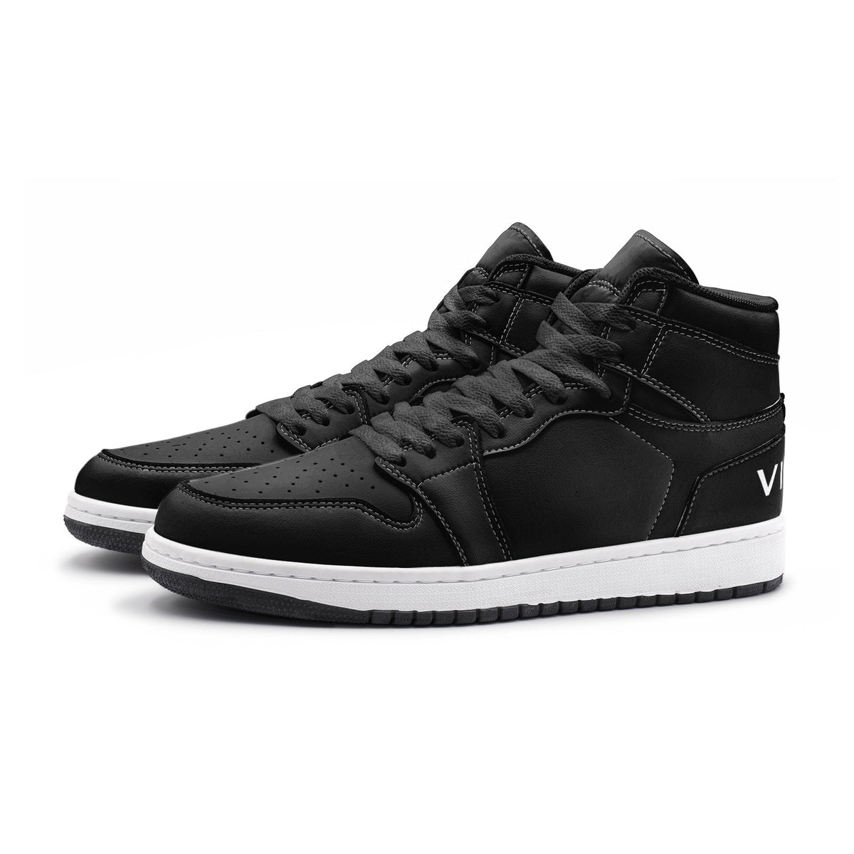 VIPER HIP HOP SHOES High Top Style 55TO Black Sneakers