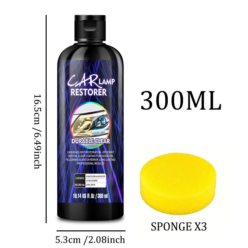 Car Headlight Restoration Polishing Kits Headlamp Repair Kits Car Light Polisher Cleaning Paste Car Paint Care Refurbish Agent