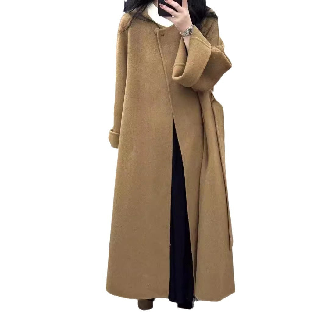Women's Reversible Cashmere Coat – Elegant & Versatile Winter Style