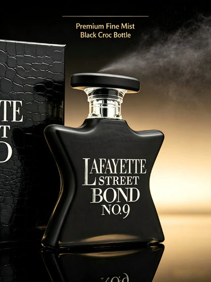 New Arrival Bond No.9 Lafayette Street EDP 100ml 3.3oz Black Star Perfume Bergamot Apple Vanilla Amber Wood Long Lasting Fragrance Men Women Labor Day Halloween Thanksgiving Black Friday Cyber Monday Christmas Gift Idea Best Seller Fast US Shipping