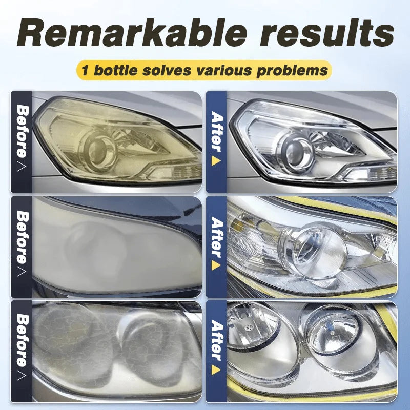 Car Headlight Restoration Polishing Kits Headlamp Repair Kits Car Light Polisher Cleaning Paste Car Paint Care Refurbish Agent