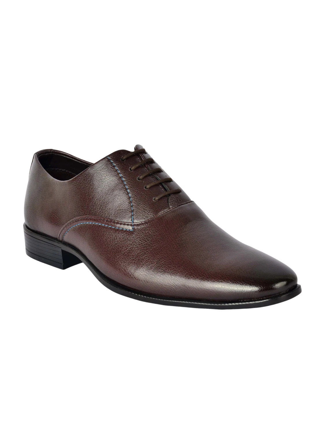 Men Brown Lace-Up Derbys (Size-UK-6) (Color-BROWN)
