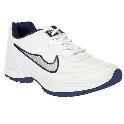 Men's Faux Leather Light Weight Running Shoes (Size-UK-8)