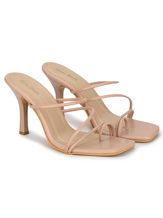 Retro Walk Women Fashion Sling Heels (Size-UK-7) (Color-PEACH)