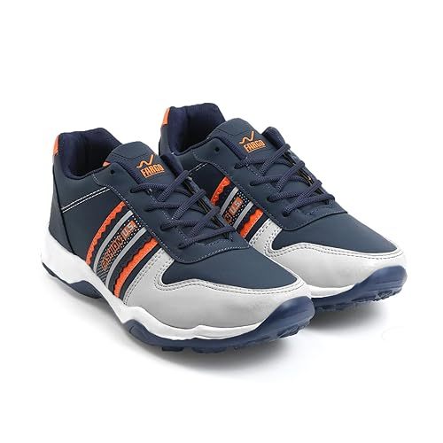 Mens Training Lace-Up Shoes Casuals For Running (Size-6) (Color-NAVY