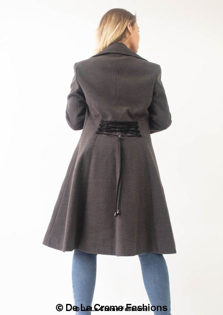 Kirsty Slim Fit A-Line Coat