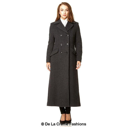 Emily Double Breasted Long Coat (1319)