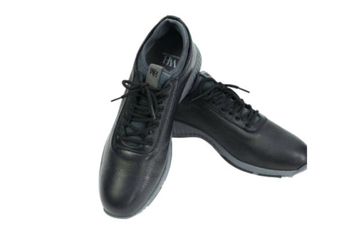 Men's Ace Deerskin Golf Shoes - in All Black