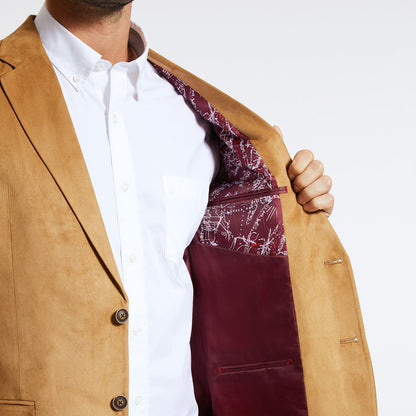 Nautica Men's Modern-Fit Faux-Suede Sport Coat