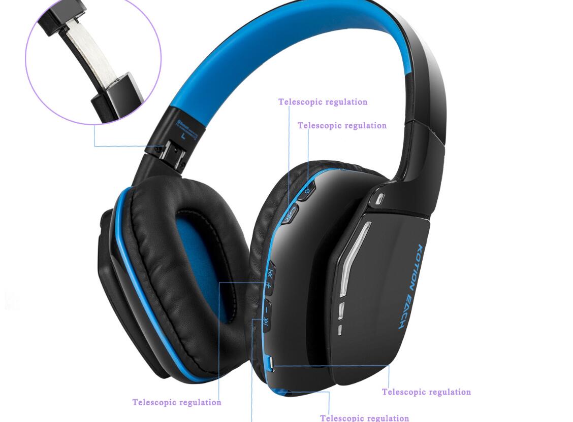 Bluetooth Headphones Wireless Headset Foldable Gaming Headset V4.1