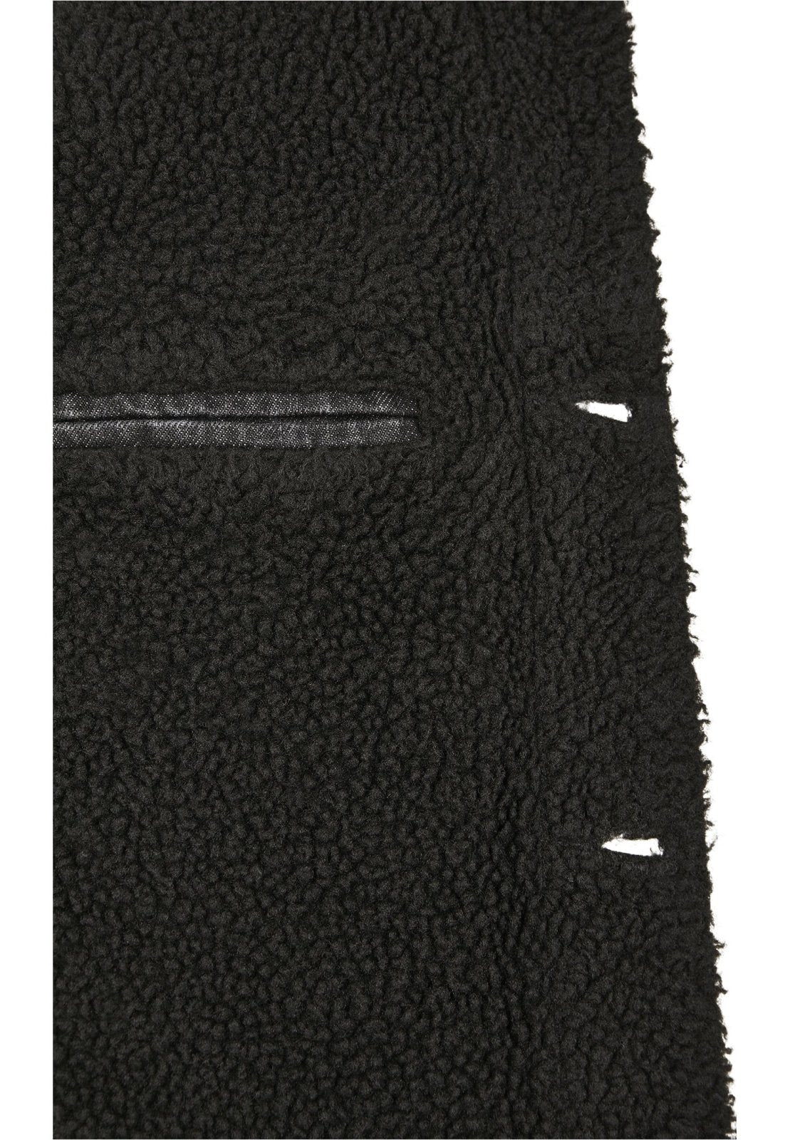 Sherpa Lined Jeans Jacket - Black Wash