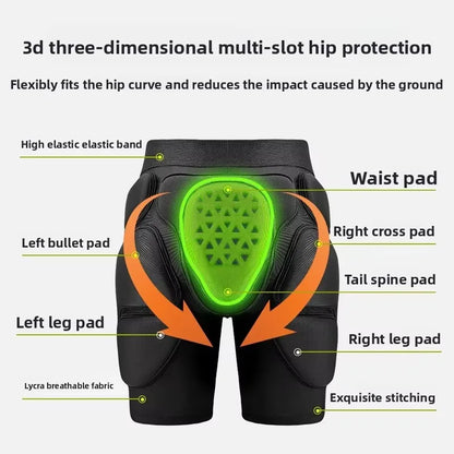 Factory Wholesale Adult Roller Skating Protective Gear Single and Double Skis Hip Pads Elbow Joint Anti Fall Pads