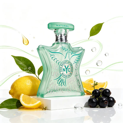 Bond No.9 The Scent of Peace Natural Perfume 100ml Women Eco Chic Citrus Scent Lemon Blackcurrant Top Notes Raspberry Rose Damascena Heart Cedarwood Musk Base Long Lasting EDP Natural Vegan Gift Box