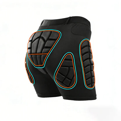 Padded Shorts and Kneepads 3D Protection Hip Butt Protective Shorts Anti Impact Pants for Snowboarding Skate Skiing Cycling
