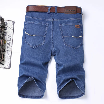 6 Model Classic Style Men's Slim Denim shorts Summer New Business Fashion Thin Stretch Short Casual Pants Male